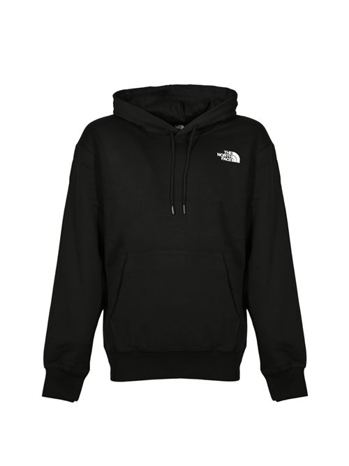 Felpa Essential con cappuccio in cotone nero The North Face | NF0A89ESJK31